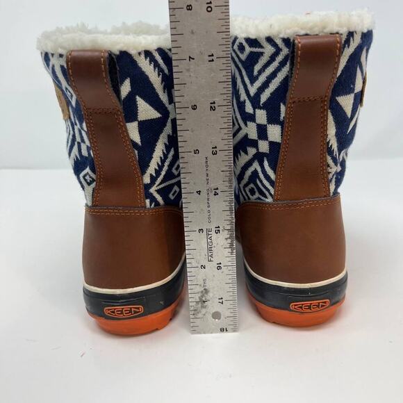 Keen Women's Elsa Lined Winter Boots Size 6.5 Brown Leather - Picture 7 of 15